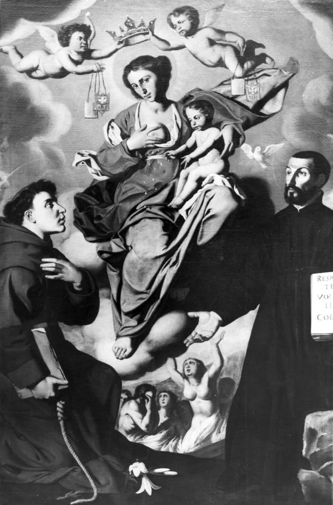 Madonna con personaggi che implorano il suo aiuto - Serino, Avellino
